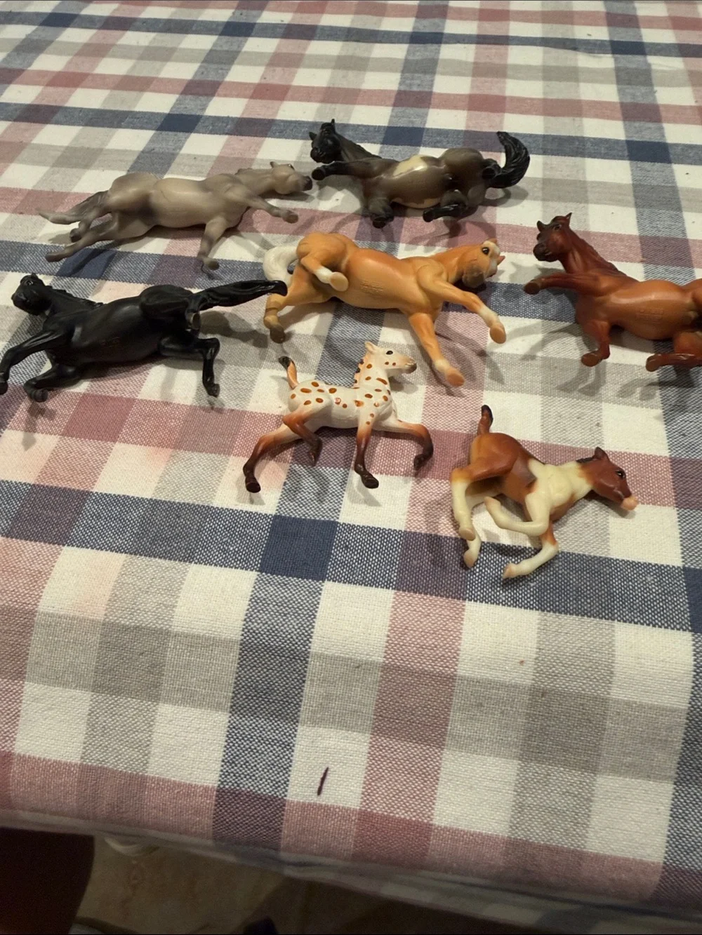 Collectible Breyer Toy Horses Bundle of 7- Assorted Colors